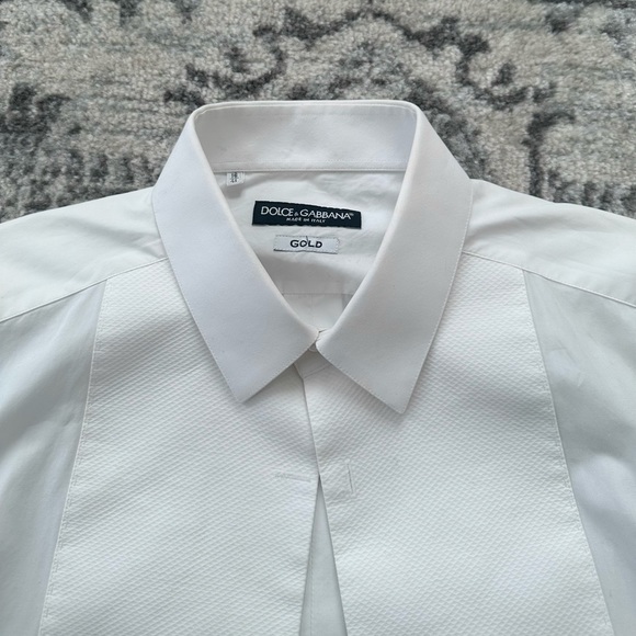 Dolce & Gabbana classic poplin tuxedo shirt - Picture 6 of 13